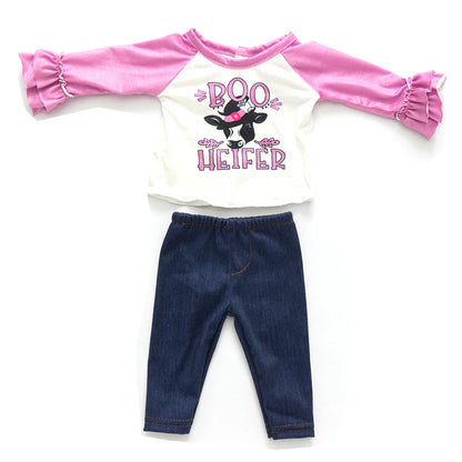 18-Inch American Girl Doll Clothes – Coat, Tights & Pants Outfit for Newborn & Baby Dolls