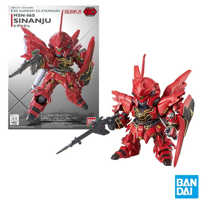 Bandai Gundam SDEX Action Figure – RX-78-2, Aile Strike, Exia, Unicorn, Astray Red Frame & Barbatos Model Kit