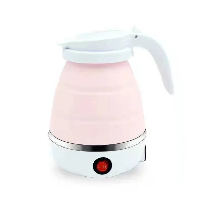 Mini Folding Kettle 0.6L - Portable 600W Water Heater, Silicone Electric Kettle for Home & Travel