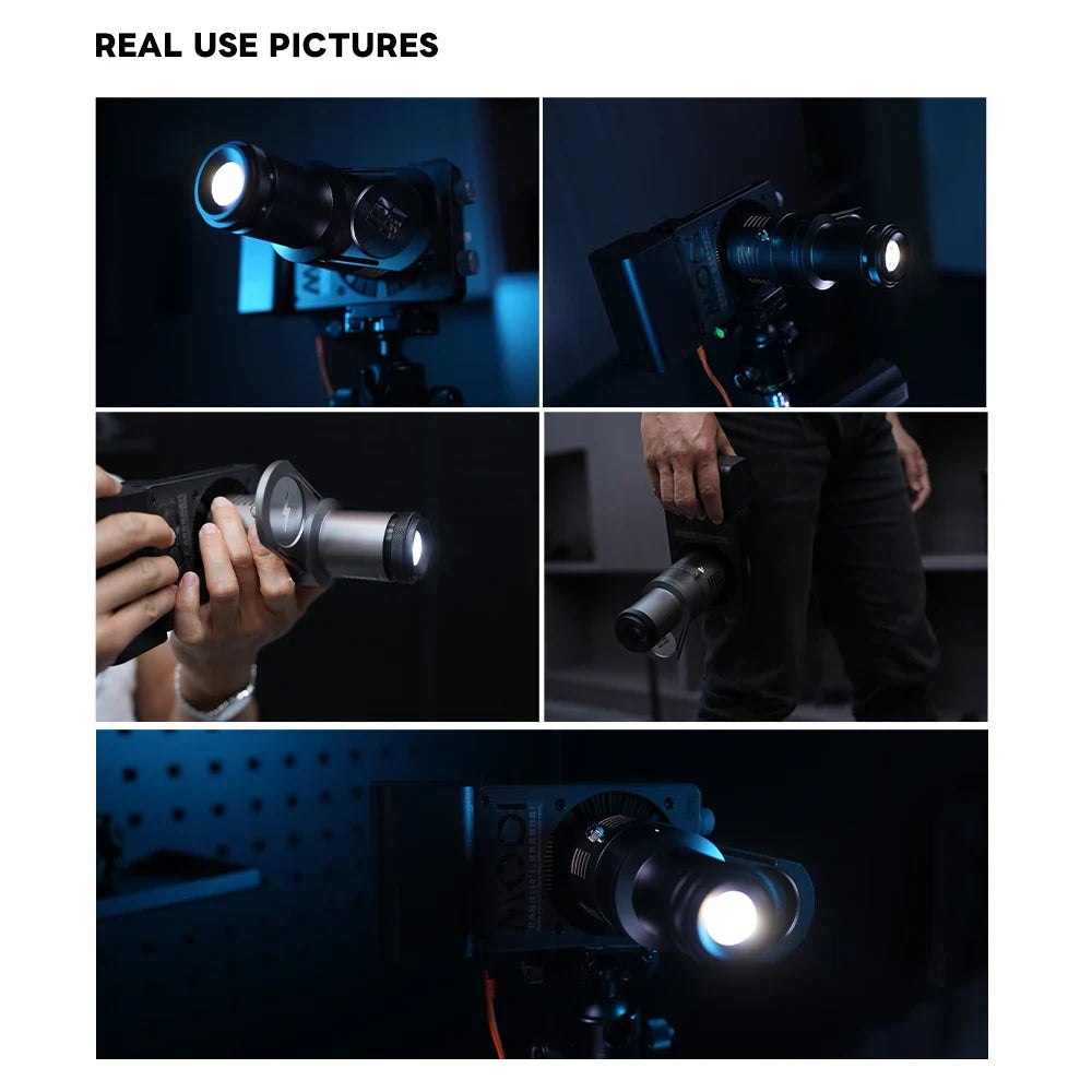 Mini Snoot Projection Attachment – Compatible with Zhiyun, Ulanzi, & Godox Mounts