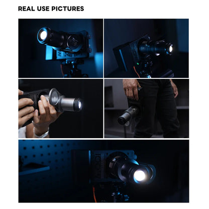Mini Snoot Projection Attachment – Compatible with Zhiyun, Ulanzi, & Godox Mounts