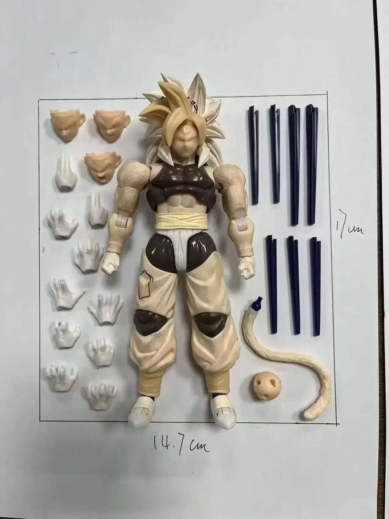 Dragon Ball SHF SSJ4 Super Saiyan 4 Goku & Broly Action Figures — Demoniacal Fit Collectible Model Toy