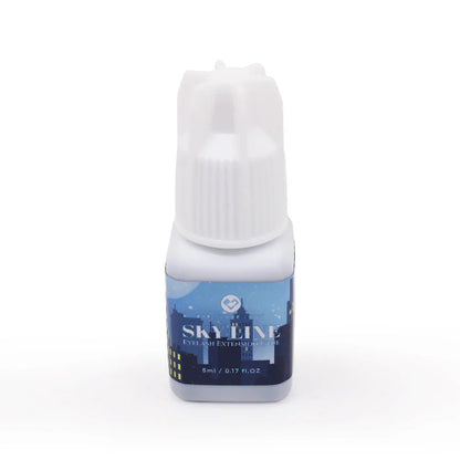 Sky Glue Eyelash Extension Adhesive 5ml – Fast-Drying 0.5s False Lash Glue with Makeup Bag