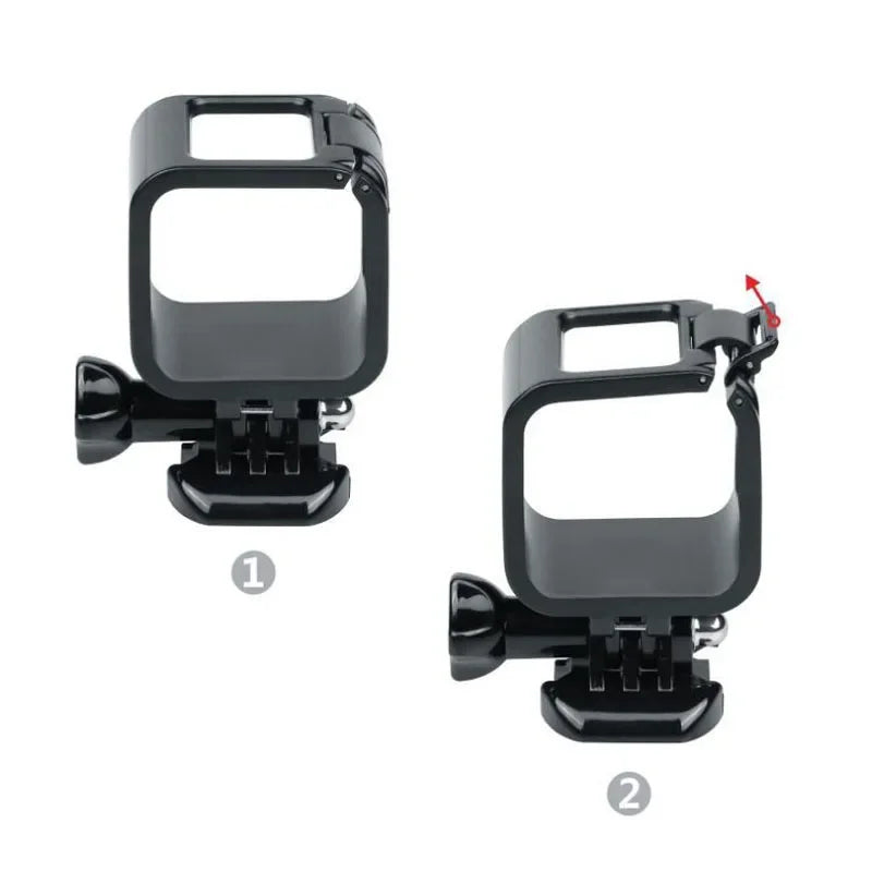 Frame Mount Housing Case — Compatible with GoPro Hero 5 Session, Hero 4 Session & Hero Session Cameras
