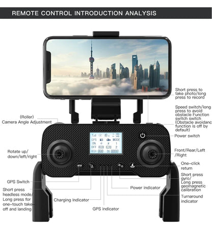 L200 PRO MAX Drone – GPS, Brushless Motor, 4K HD Camera, 2-Axis Gimbal, 360° Obstacle Avoidance FPV RC Quadcopter
