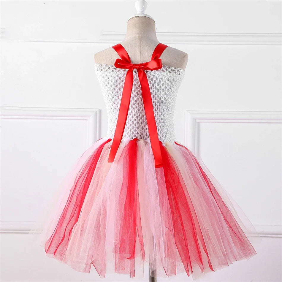 Kids Toy Story Character Tutu Dress - Woody, Jessie, Buzz & Forky Cosplay Costume for Halloween & Stage Performances