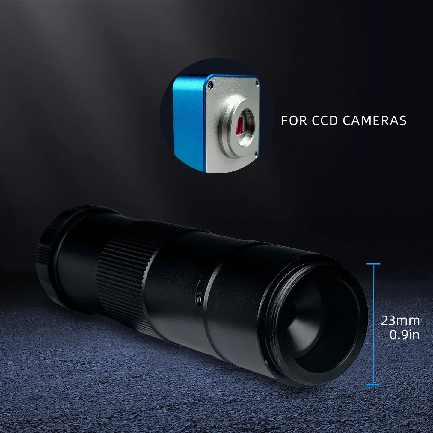 1080P 4K Industrial Microscope – 150X C-Mount Lens with 48MP/13MP Digital Camera, HDMI/USB-C/VGA for PCB Soldering & DIY