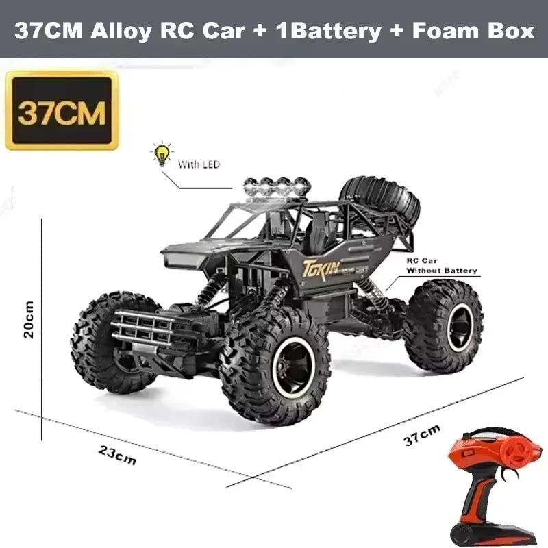 1:12 RC Off-Road 4WD Monster Truck – High-Speed 20Km/h All-Terrain Remote Control Car for Adults & Beginners
