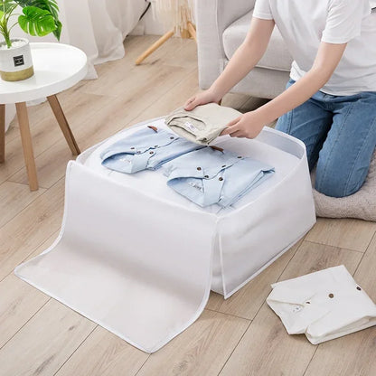 Large Waterproof Clothes Storage Bag – Dustproof Quilt & Wardrobe Organizer, Foldable Luggage Closet Storage Solution