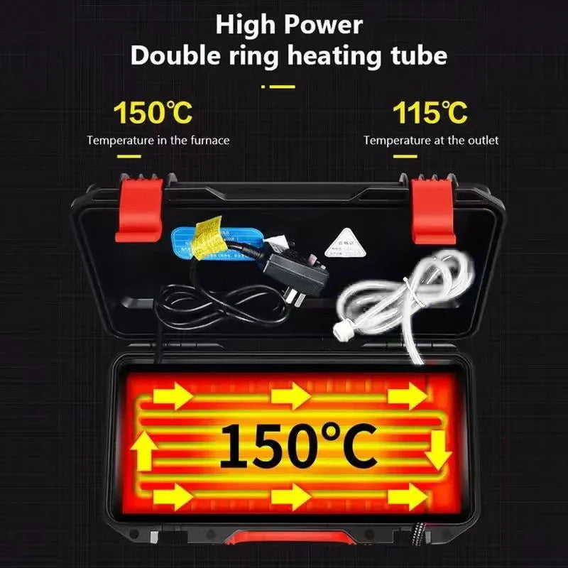 220V 3000W Commercial & Household Steam Cleaner - Adjustable Function for Air Conditioning, Kitchen Hood, Car, Alkaline Cleaning