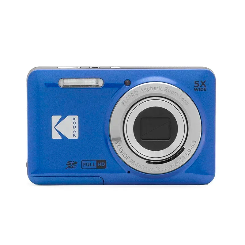 KODAK PIXPRO FZ55-RD 16MP Digital Camera – 5X Optical Zoom, 28mm Wide Angle, 1080P Full HD Video, 2.7" LCD Vlogging Camera