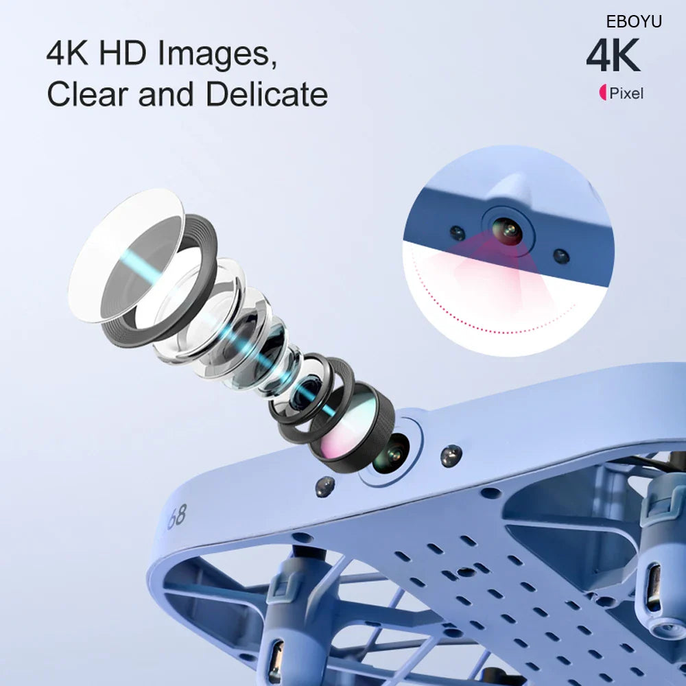 JJRC H107 8K Drone with 4K HD Camera - WiFi FPV Remote Control Helicopter, Pocket Quadcopter, Ideal Christmas Gift for Boys