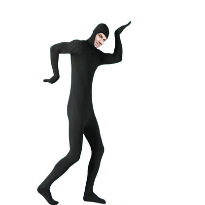 Full Body Zentai Suit for Men – Halloween Second Skin Tight Spandex Nylon Bodysuit Cosplay Costume