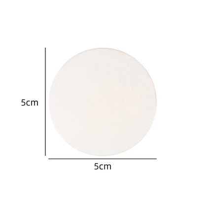 5/10pc White Rubber Door Stops — Self-Adhesive Wall Protectors & Non-Slip Bumper Guards