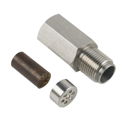Universal Stainless Steel SS304 O2 Sensor Spacer Adapter – M18X1.5, Mini Catalyst for Check Engine Light (CEL) Fix