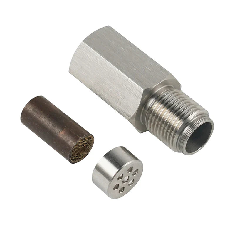 M18X1.5 Oxygen O2 Sensor Spacer Adapter – Universal Stainless Steel Extension Filter for CEL & Check Engine Light