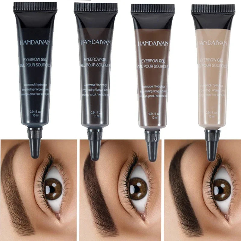Pro Eyebrow Cream Gel Tattoo Pen – Long-Lasting Waterproof Henna Tint for Perfect Eyebrows (Cejas Maquillaje)