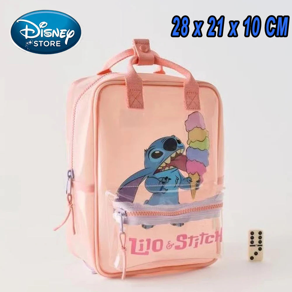 Disney Blue Stitch Plush Backpack – Large-Capacity Cartoon Bag for Kids & Kindergarten Gift