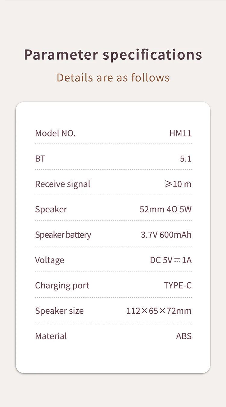 Wireless Portable Bluetooth Speaker — Mini Subwoofer Music Box with Hands-Free Function