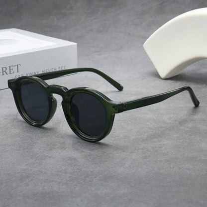2025 Retro Round Small Frame Sunglasses — High-End UV Resistant Shades for Men & Women, Fashion Trend