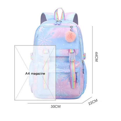 New Barbie Kids School Backpack – Canvas Travel & Laptop Bag for Boys, Girls & Teenagers