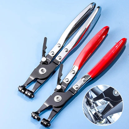 Flexible Hose Clamp Pliers - Long Cable-Type Tool for Auto Hose Removal, Repair & Maintenance