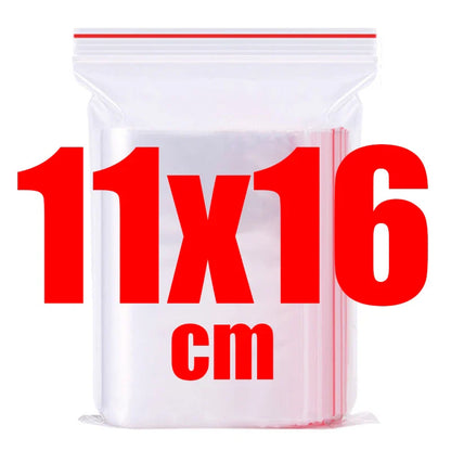 500/100pcs Self-Seal Transparent Plastic Bags – Storage Pouches for Jewelry, Food, Pills, Wholesale
