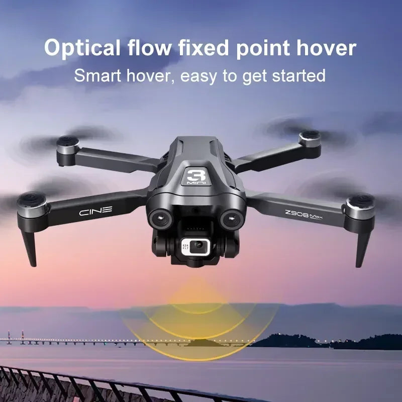 Xiaomi Z908 Pro MAX Drone — 8K Dual Camera GPS FPV Quadcopter with Brushless Motor, Optical Flow, Folding Design & 10000M Range