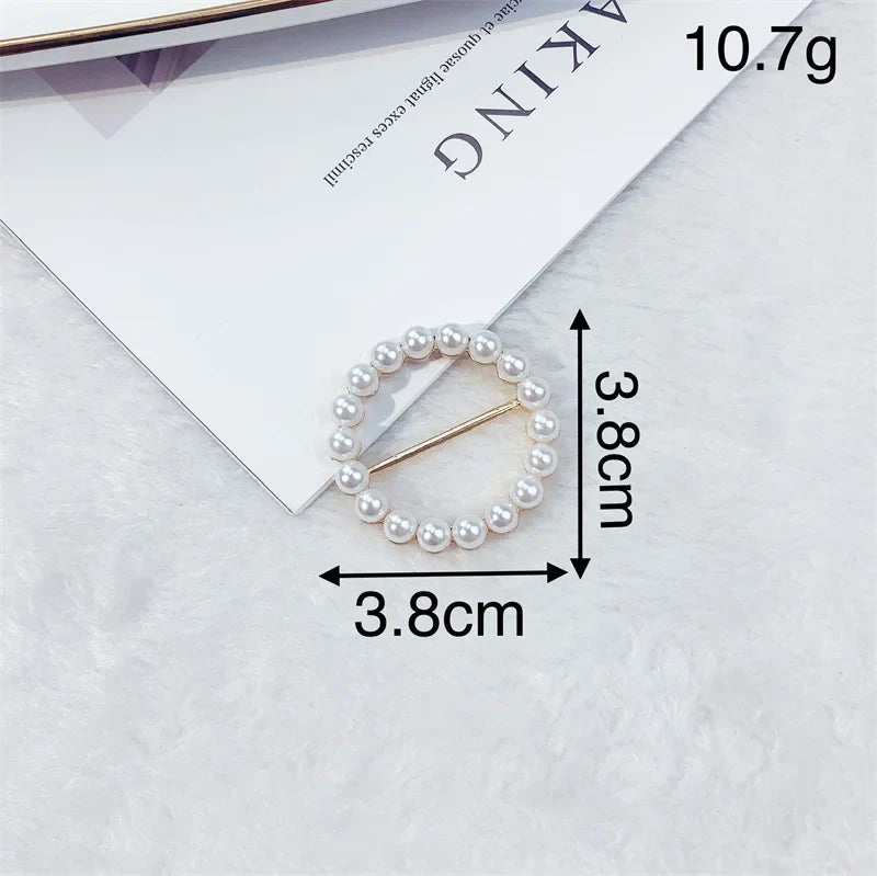 Creative Knot Buckles – Geometric T-Shirt & Scarf Waist Tightening Buttons, Clothing Accessories