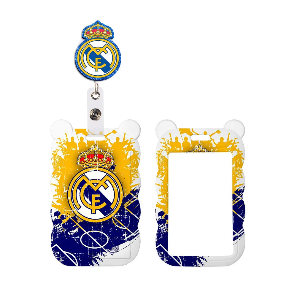 Spanish Football Neck Strap Lanyard – Cartoon Badge Holder ID Card for Kids, Students, Girls & Boys Gift