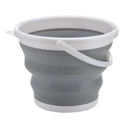 3L Folding Silicone Bucket | Portable Collapsible Bucket for Car Wash, Fishing, Travel & Home Storage
