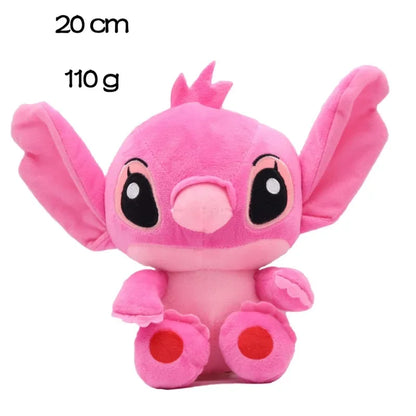 Authentic Disney Stitch Plush Toy 20-25CM - Lilo & Stitch Stuffed Kawaii Pillow Doll for Kids Birthday Gift