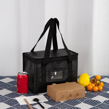 Insulated Thermal Cooler Bag — Large Drink & Food Storage Bag with Zipper, Chilled Lunch Box for Picnic & Meal Storage