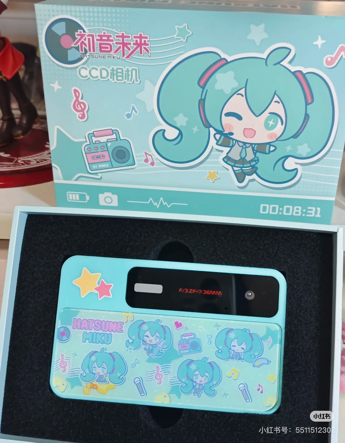 Hatsune Miku Digital Camera - 600mAh Cartoon Anime CCD Camera Kids Birthday Gift Toy