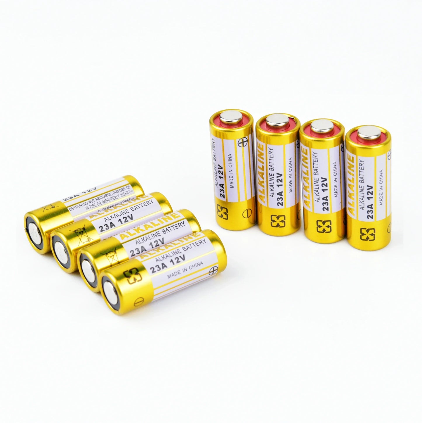 12V A23 Battery Pack - 23A Alkaline Batteries for Doorbells Remote Controls & Electronic Toys