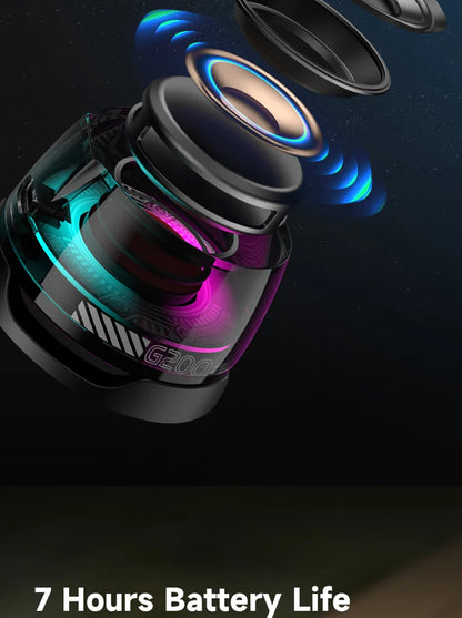 Edifier HECATE G200 Portable Bluetooth Speaker – RGB Lighting, BT5.3 Mini Sound Box with 7-Hour Playback & Phone Holder