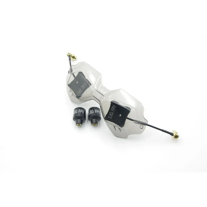 LHCXRC HD-02 FPV Antenna - 5.8GHz 8.4dBi Directional Patch & Stubby LHCP Antenna Combo for DJI HD 2 Goggles