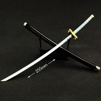 25cm Demon Slayer Katana – Kimetsu No Yaiba Real-Size Samurai Sword Anime Cosplay Prop & Home Decor