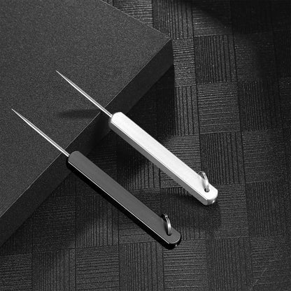 Portable Titanium Toothpicks with Metal Holder - High-Quality Toothpick for Outdoor Picnic and Camping