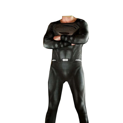 Adults Superman Man of Steel Cosplay Zentai Suit – Superhero Halloween Bodysuit Party Jumpsuit