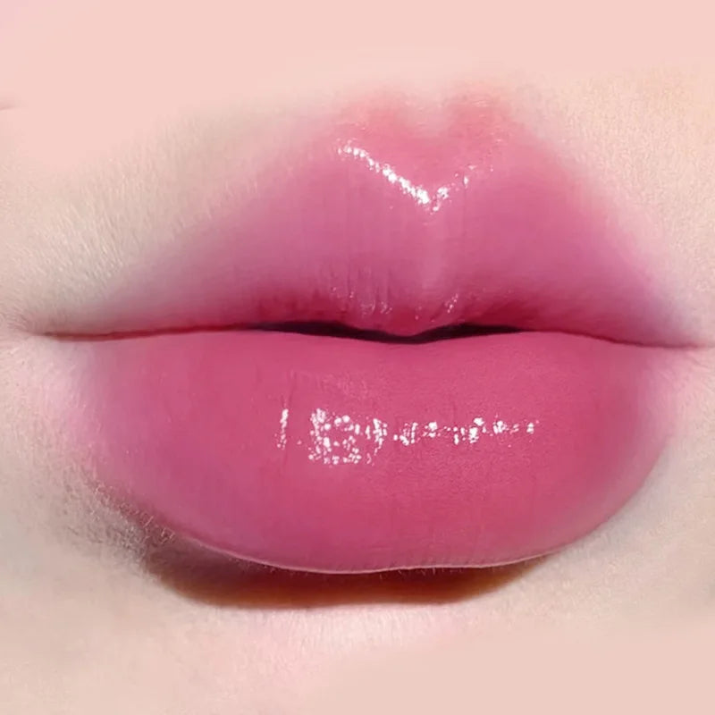 Low Saturation Mirror Water Light Lip Gloss – Moisturizing Russet Nude Lip Tint for Natural Makeup