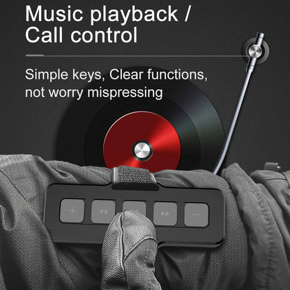 Car & Motorcycle Wireless Bluetooth Remote Controller: Bike Handlebar Media Controller for IOS & Android Phone Music Player