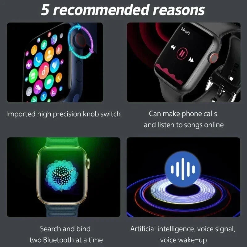 I10 Pro Max Smartwatch with Metal Strap – Sport Fitness Tracker, Custom Dial for Android & iOS, Gift for Men & Women