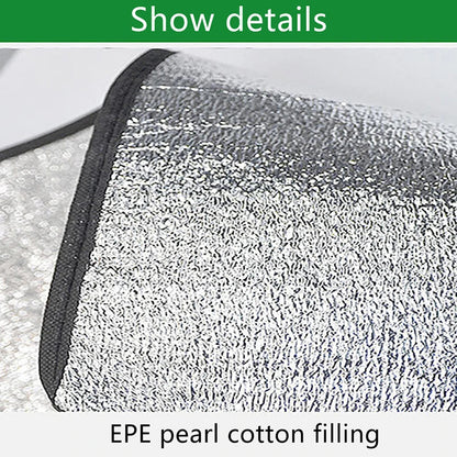 Waterproof Camping Ground Mat - Double-Sided Aluminium Foil - Outdoor Hiking, Beach, Picnic Blanket