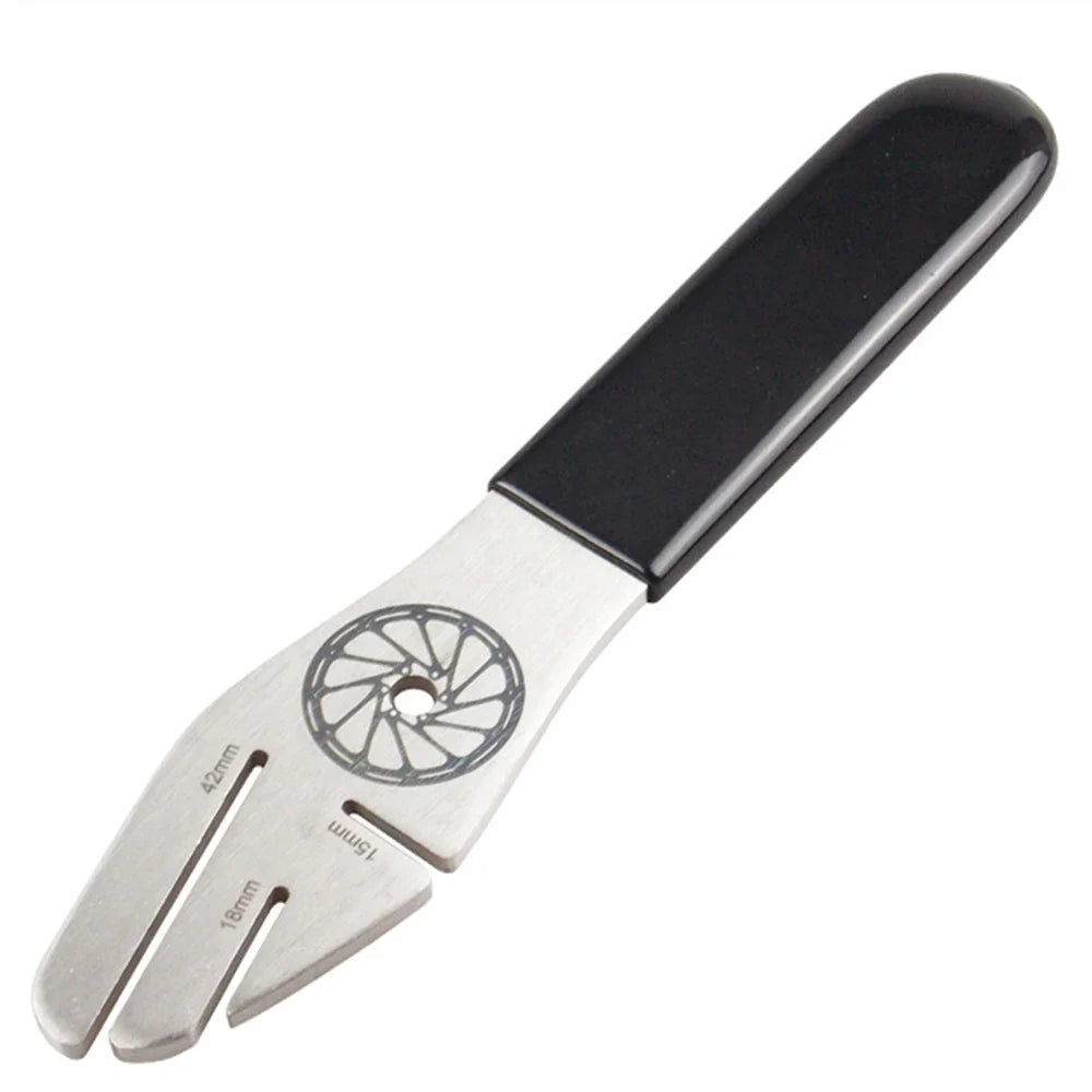 Bicycle Disc Brake Repair Wrench – Stainless Steel Disc Flattening & Adjustment Tool for Road & Mountain Bikes