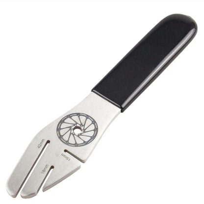 Bicycle Disc Brake Repair Wrench – Stainless Steel Disc Flattening & Adjustment Tool for Road & Mountain Bikes