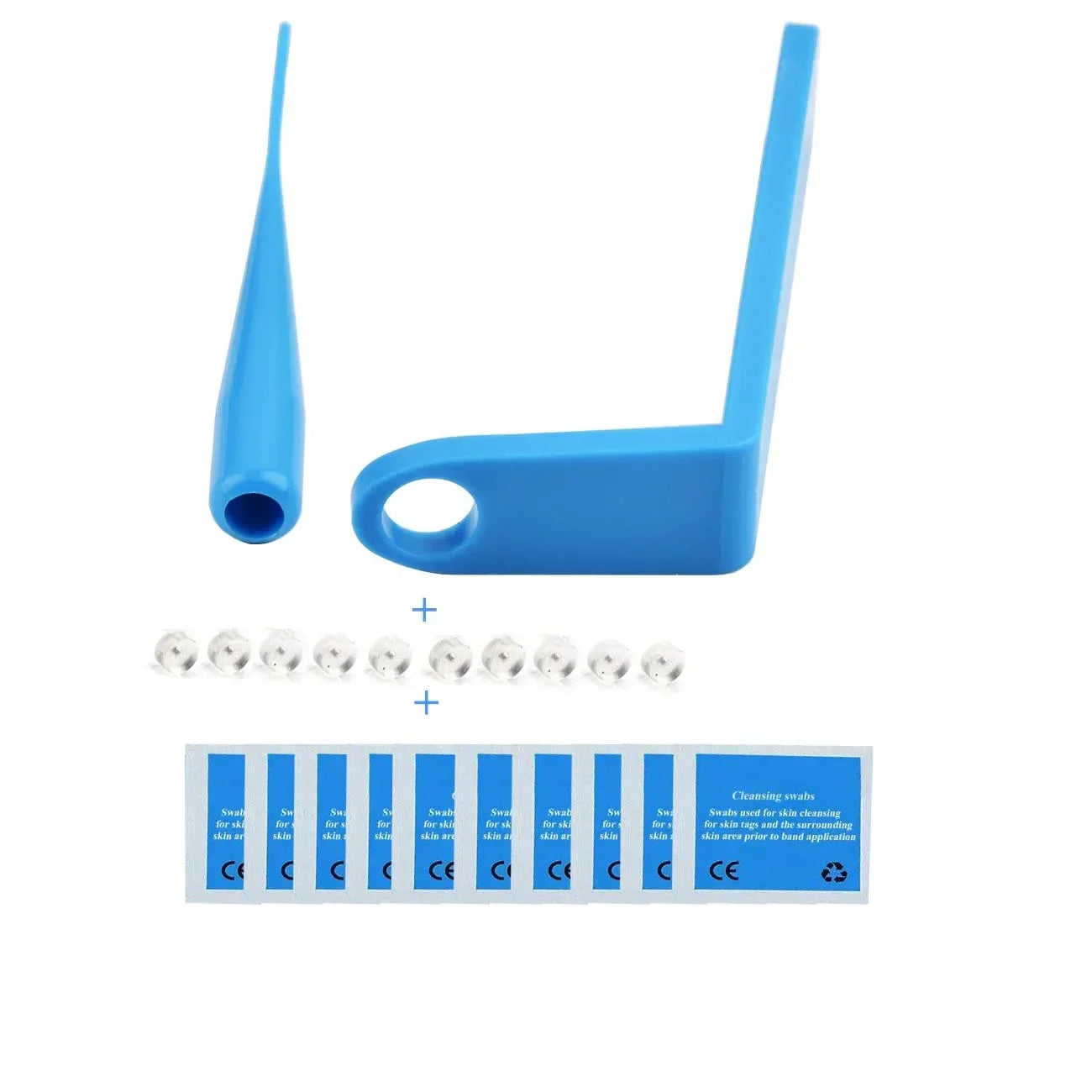 Skin Care Rubber Bands & Skin Tag Remover Kit — Mole & Wart Removal Tool for Face Care, Green Beauty & Health
