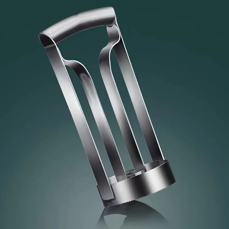 Stainless Steel Pineapple Meat Remover and Core Peeler - Quick and Easy Pineapple Knife