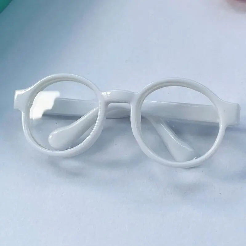 Labubu Doll Glasses – Cute Plastic Accessory for 10/15cm Cotton & Ropa Dolls