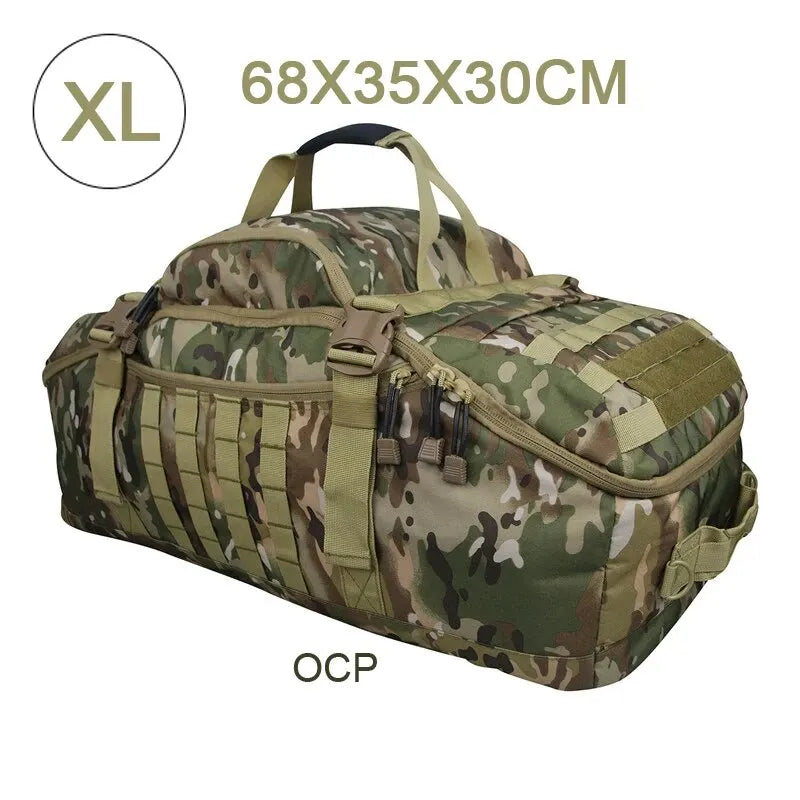 LQARMY 60L/80L Tactical Camping Backpack - Molle Hiking, Travel & Climbing Rucksack for Men